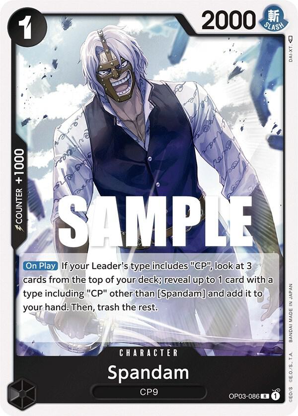 Spandam - Rare - One Piece Card Game