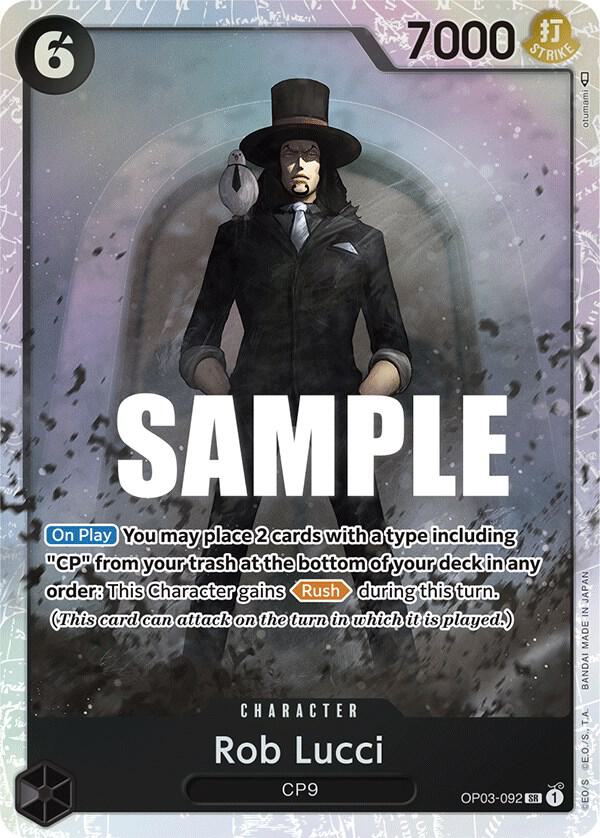 Rob Lucci (092) - Super Rare - One Piece Card Game