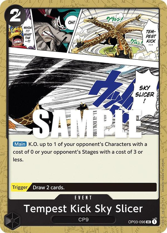 Tempest Kick Sky Slicer - Uncommon - One Piece Card Game