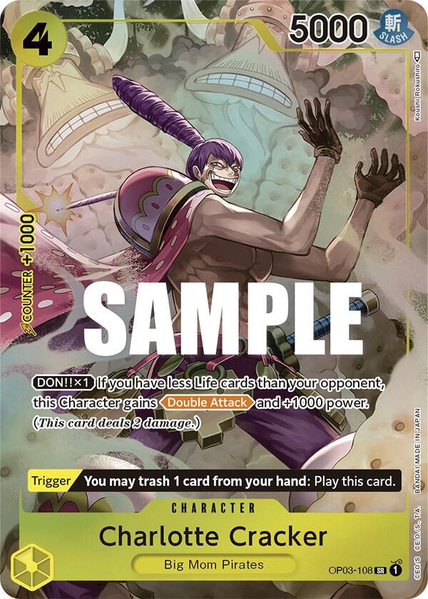 Charlotte Cracker (Alternate Art) - Super Rare - One Piece Card Game