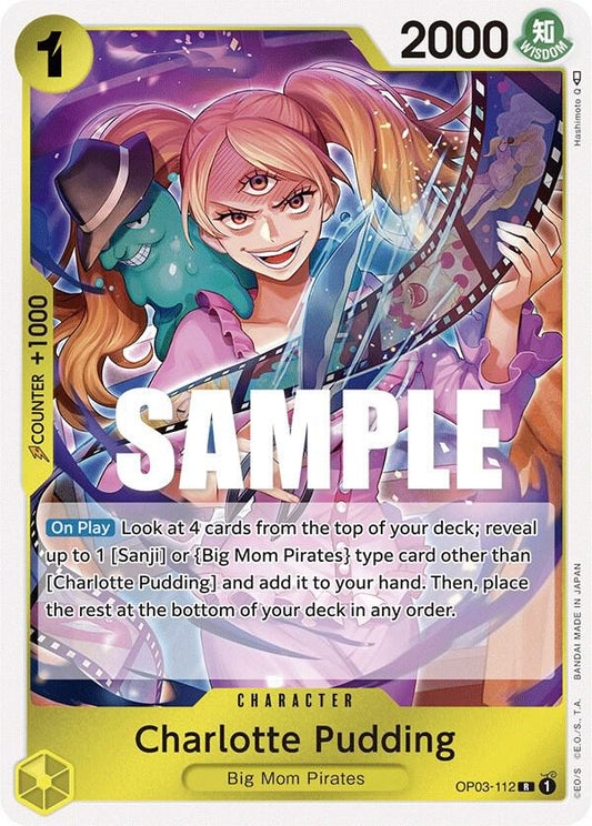 Charlotte Pudding - Rare - One Piece Card Game