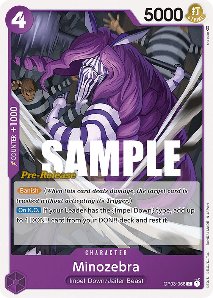 Minozebra - Common - One Piece Card Game