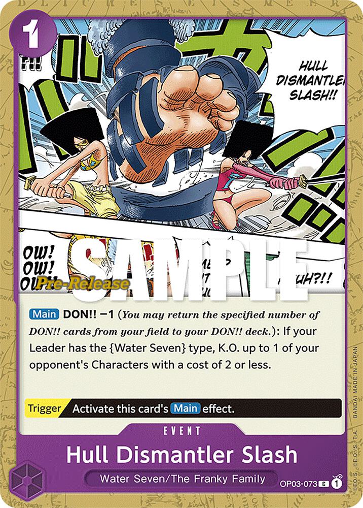 Hull Dismantler Slash - Common - One Piece Card Game