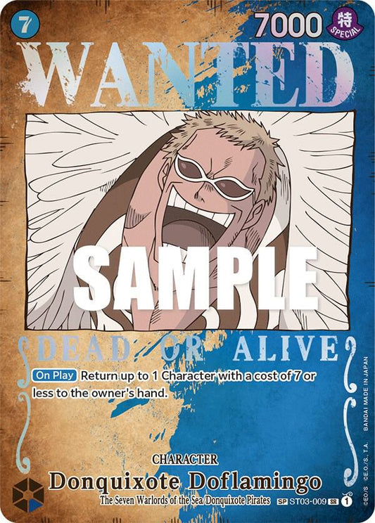 Donquixote Doflamingo (Wanted Poster) - Super Rare - One Piece Card Game