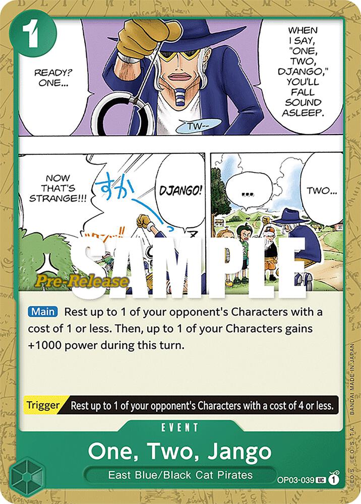 One, Two, Jango - Uncommon - One Piece Card Game