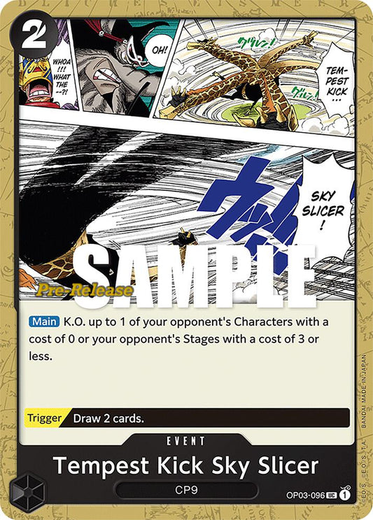 Tempest Kick Sky Slicer - Uncommon - One Piece Card Game