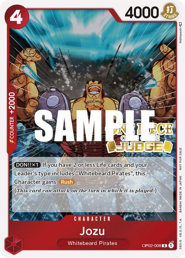 Jozu (Judge) - Promo - One Piece Card Game