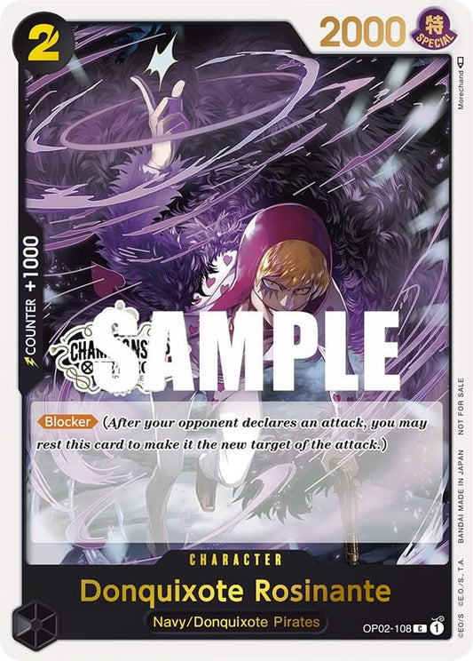 Donquixote Rosinante (Store Championship Participation Pack) - Promo - One Piece Card Game