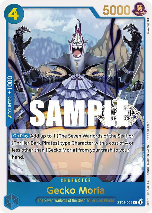 Gecko Moria (Store Championship Participation Pack) - Promo - One Piece Card Game