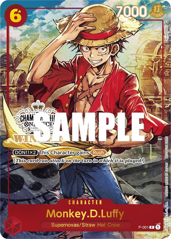 Monkey.D.Luffy (Store Championship Trophy Card) - Promo - One Piece Card Game