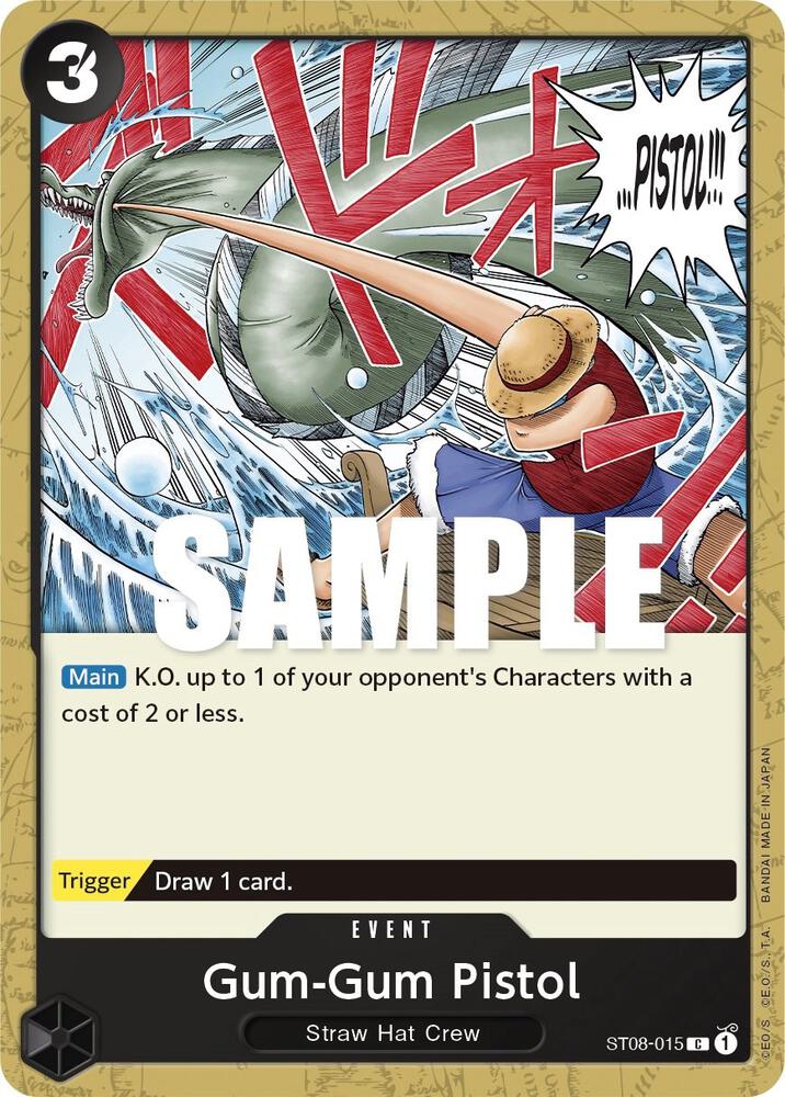 Gum-Gum Pistol - Common - One Piece Card Game