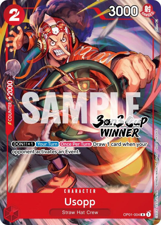 Usopp (3-on-3 Cup) [Winner] - Rare - One Piece Card Game