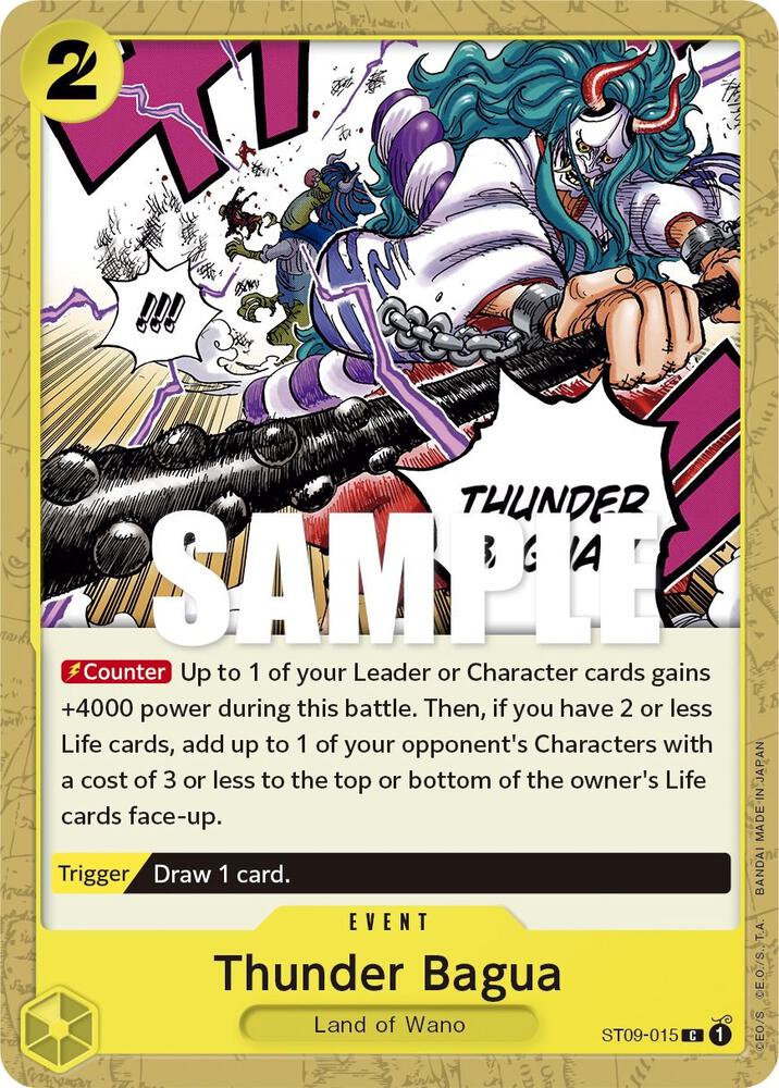 Thunder Bagua - Common - One Piece Card Game