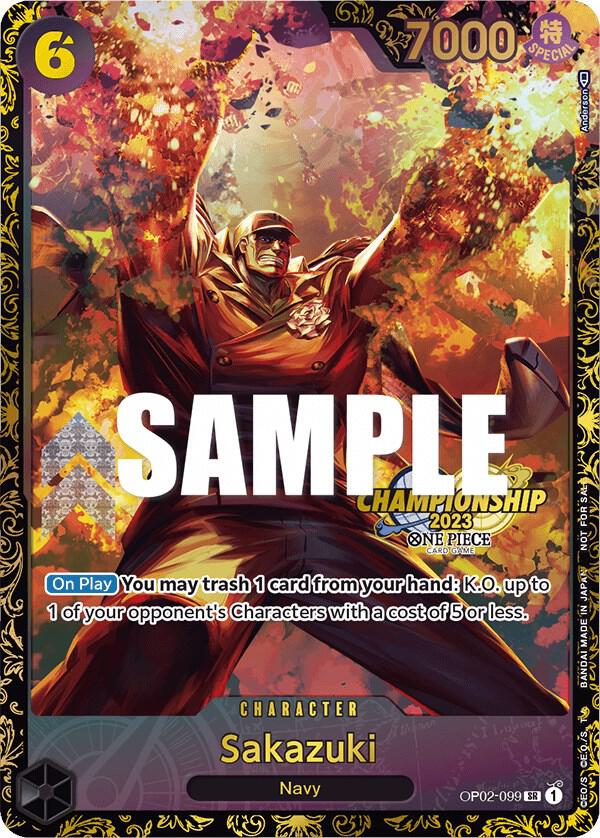 Sakazuki (Championship 2023) - Promo - One Piece Card Game