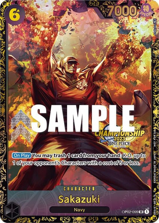 Sakazuki (Championship 2023) - Promo - One Piece Card Game