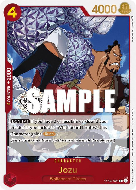 Jozu (Store Championship Participation Pack Vol. 2) - Promo - One Piece Card Game