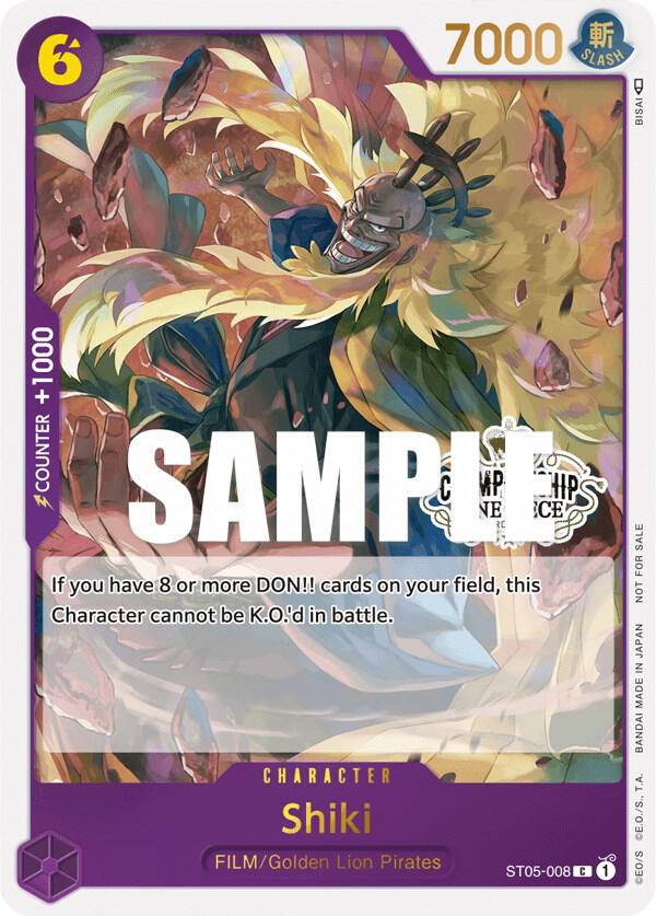 Shiki (Store Championship Participation Pack Vol. 2) - Promo - One Piece Card Game