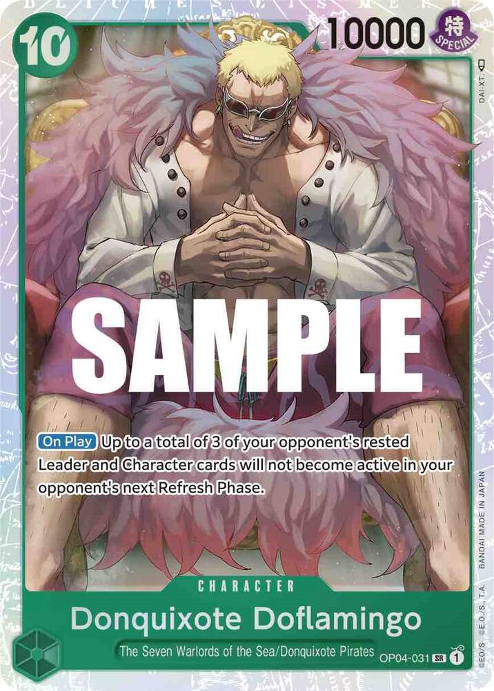 Donquixote Doflamingo (031) - Super Rare - One Piece Card Game