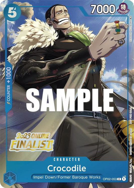 Crocodile (Online Regional 2023) [Finalist] - Promo - One Piece Card Game