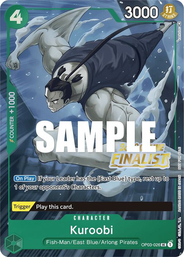 Kuroobi (Online Regional 2023) [Finalist] - Promo - One Piece Card Game