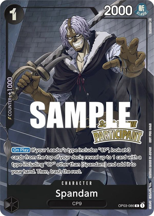 Spandam (Online Regional 2023) [Participant] - Promo - One Piece Card Game