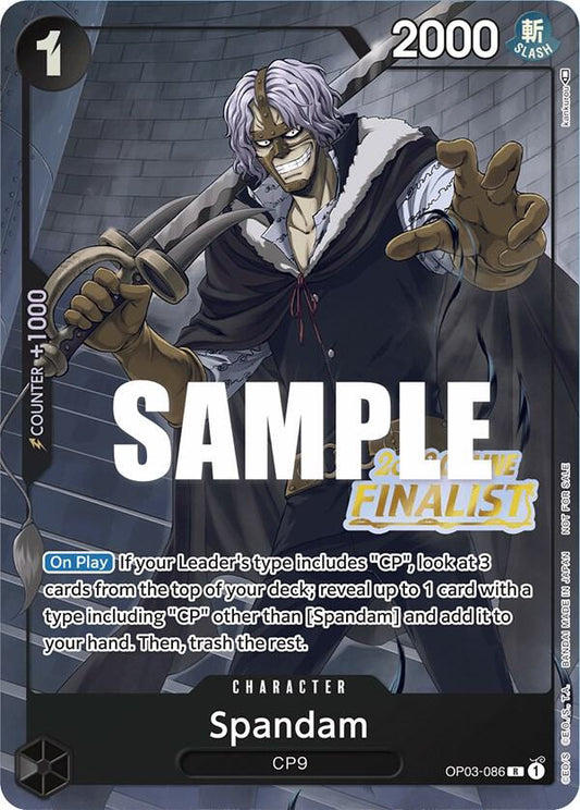 Spandam (Online Regional 2023) [Finalist] - Promo - One Piece Card Game