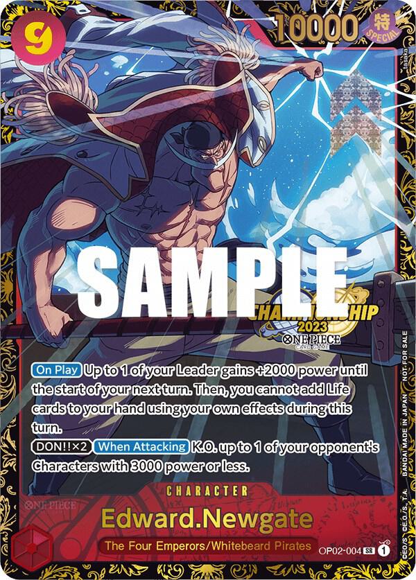 Edward.Newgate (Championship 2023) - Promo - One Piece Card Game