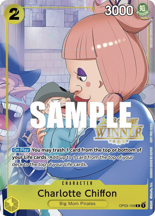 Charlotte Chiffon (Online Regional 2023) [Winner] - Promo - One Piece Card Game