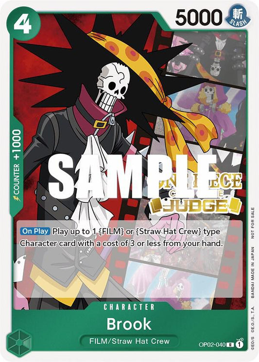 Brook (Judge Pack Vol. 2) - Promo - One Piece Card Game