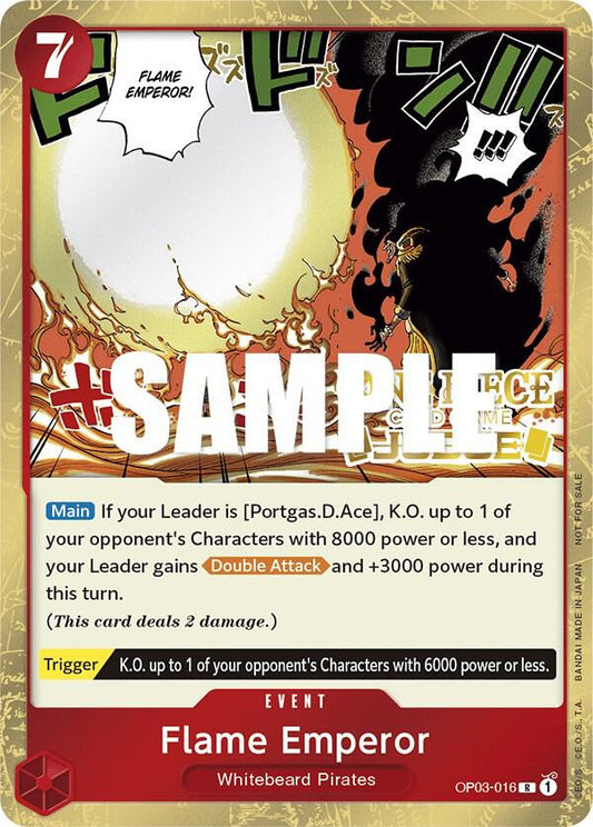 Flame Emperor (Judge Pack Vol. 2) - Promo - One Piece Card Game