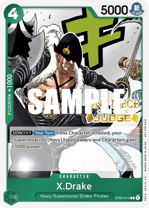 X.Drake (Judge Pack Vol. 2) - Promo - One Piece Card Game