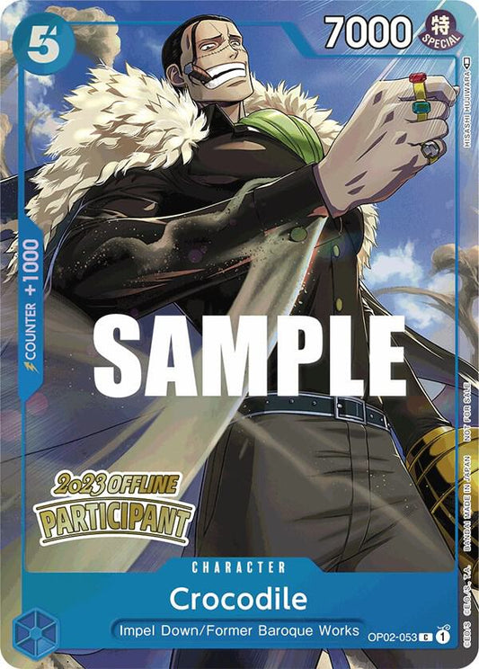 Crocodile (Offline Regional 2023) [Participant] - Promo - One Piece Card Game