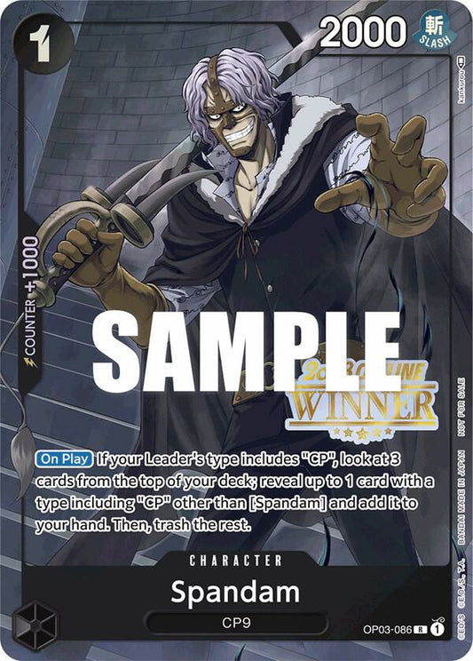 Spandam (Offline Regional 2023) [Winner] - Promo - One Piece Card Game