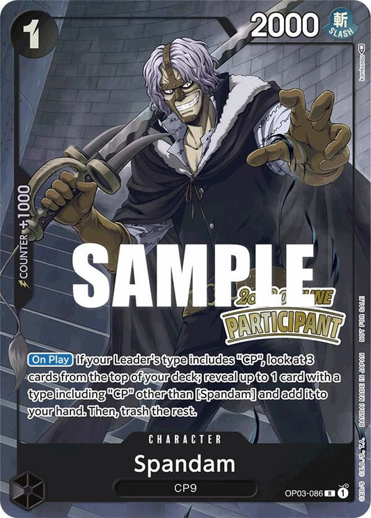 Spandam (Offline Regional 2023) [Participant] - Promo - One Piece Card Game