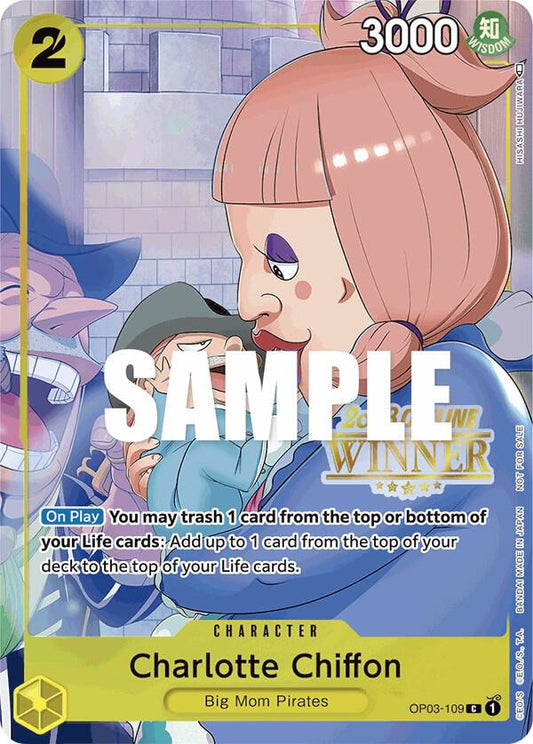 Charlotte Chiffon (Offline Regional 2023) [Winner] - Promo - One Piece Card Game