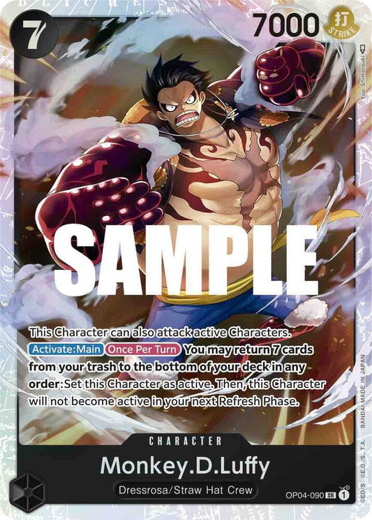 Monkey.D.Luffy (090) - Super Rare - One Piece Card Game