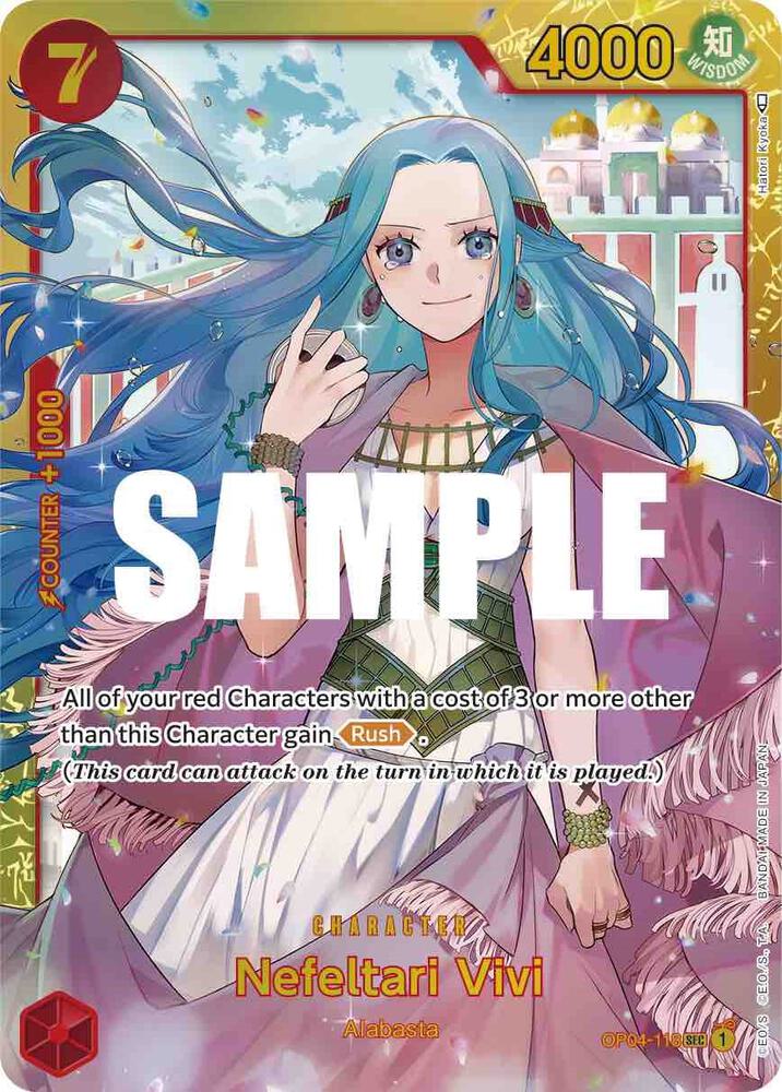 Nefeltari Vivi (118) - Secret Rare - One Piece Card Game