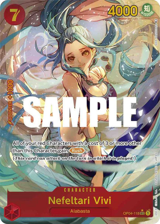 Nefeltari Vivi (118) (Alternate Art) - Secret Rare - One Piece Card Game