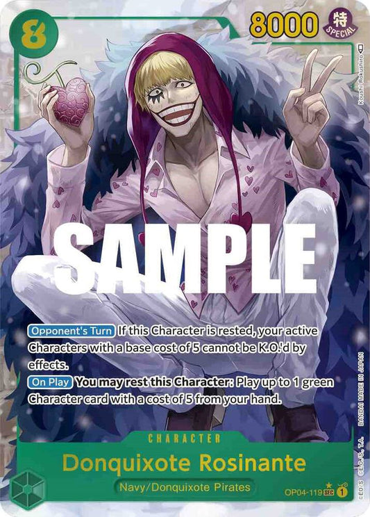 Donquixote Rosinante (Alternate Art) - Secret Rare - One Piece Card Game