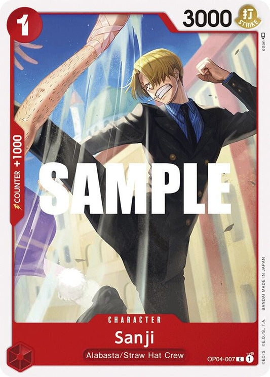 Sanji (007) - Common - One Piece Card Game