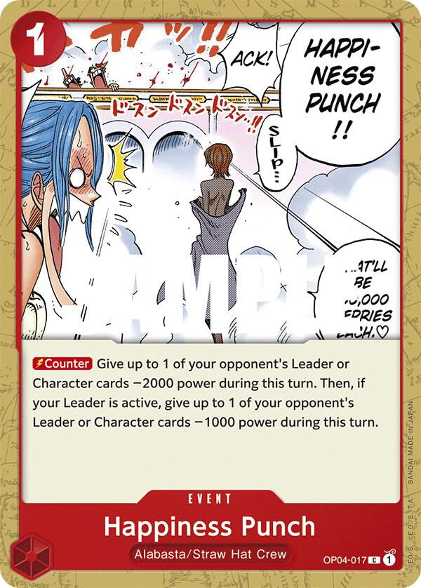 Happiness Punch - Common - One Piece Card Game