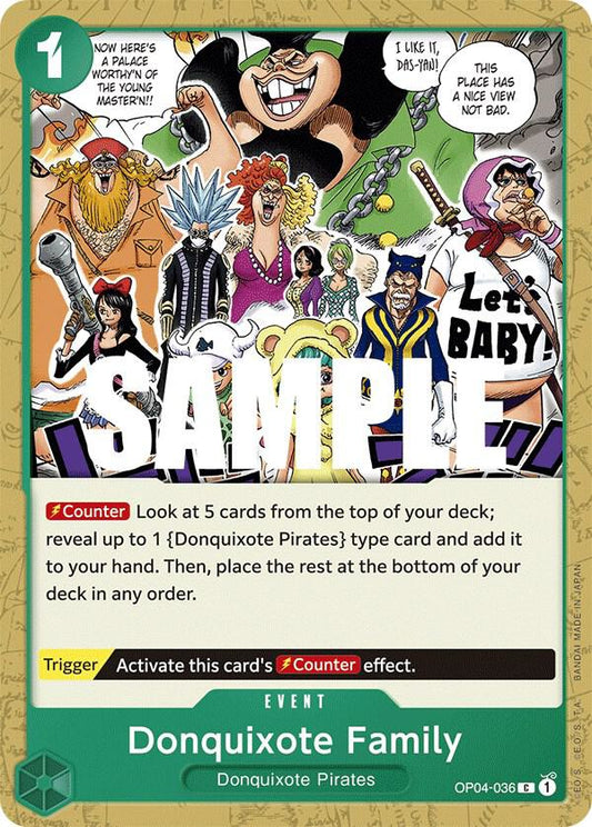 Donquixote Family - Common - One Piece Card Game