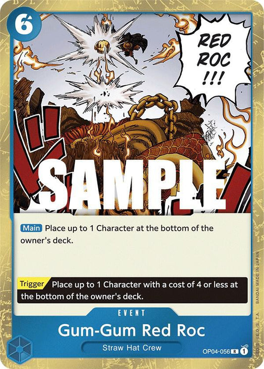 Gum-Gum Red Roc - Rare - One Piece Card Game