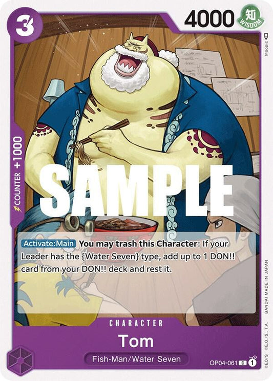 Tom - Common - One Piece Card Game