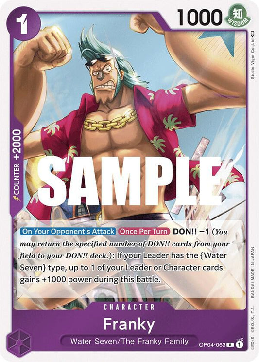 Franky - Rare - One Piece Card Game