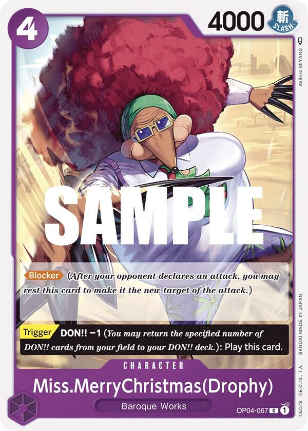 Miss.MerryChristmas(Drophy) - Common - One Piece Card Game