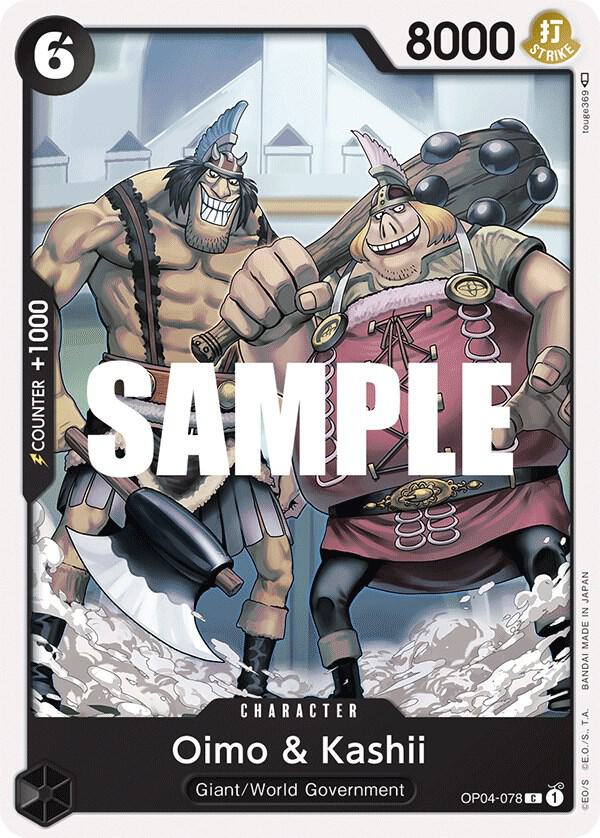 Oimo & Kashii - Common - One Piece Card Game