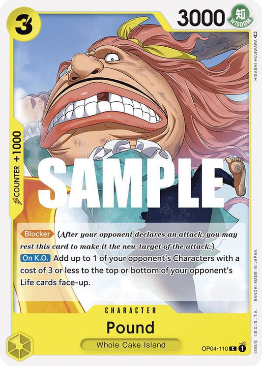 Pound - Common - One Piece Card Game