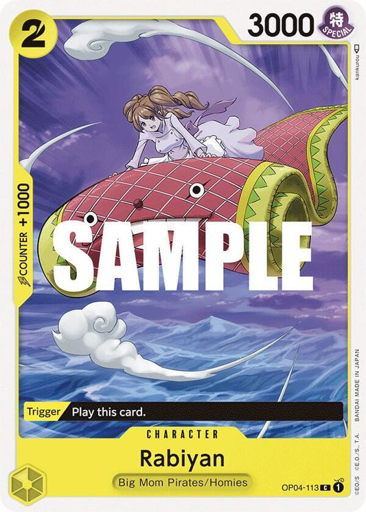 Rabiyan - Common - One Piece Card Game