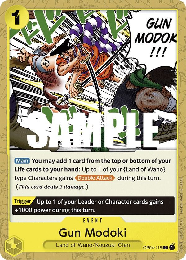 Gun Modoki - Common - One Piece Card Game